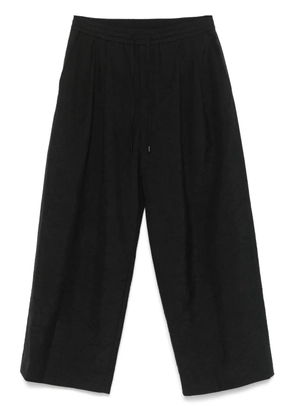Juun.J crinkled trousers - Black