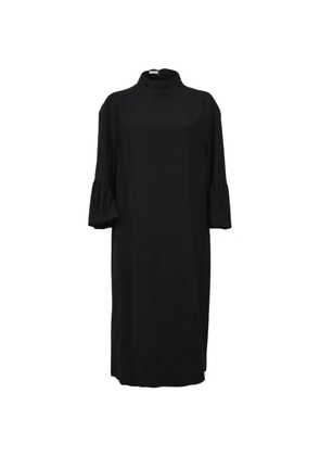 Dries Van Noten Pre-Owned flared-sleeve midi dress - Black