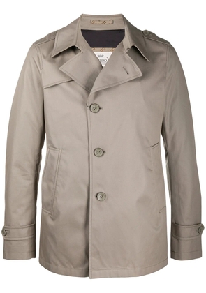 Herno single-breasted trench coat - Neutrals