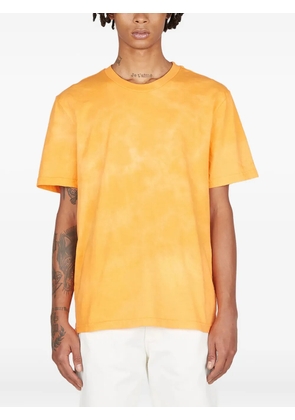 NOTSONORMAL washed crew neck t-shirt - Orange