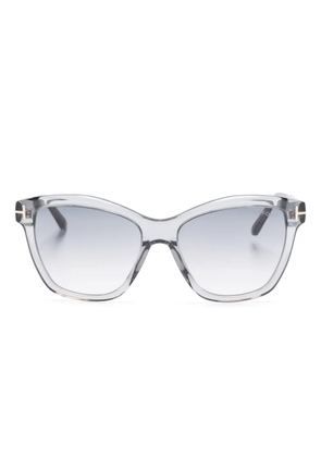 TOM FORD Eyewear Lucia wayfarer-frame sunglasses - Grey