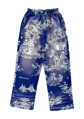 Better with Age Teresa printed trousers - Blue