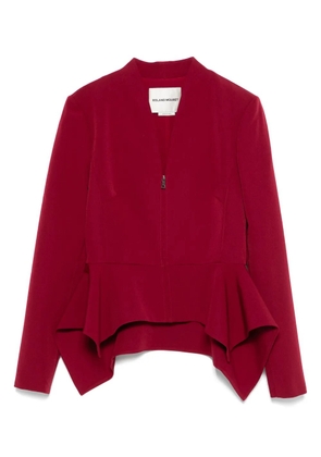 Roland Mouret peplum jacket - Red