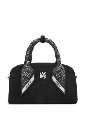 AMIRI Bowling logo-plaque tote bag - Black