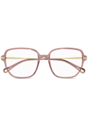 Chloé Eyewear transparent glasses - Brown
