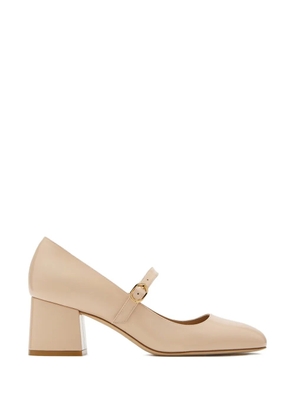 Stuart Weitzman Stuart MJ buckle strap pumps - Neutrals