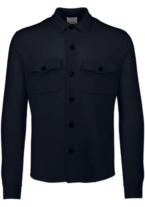 Allude fine-knit shirt - Blue