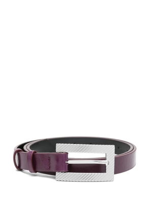 The Attico leather belt - Purple