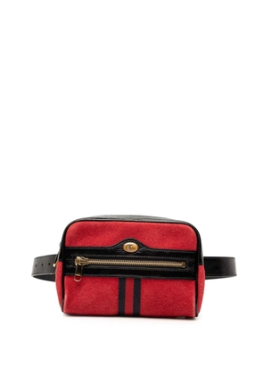 Gucci Pre-Owned 2000-2015 Small Suede Ophidia belt bag - Red