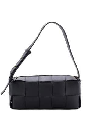 Bottega Veneta Pre-Owned Brick Cassette Maxi Intrecciato Leather Small shoulder bag - Black