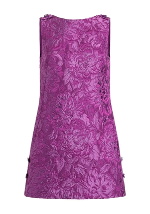 Dolce & Gabbana DNA Brocade dress - Purple