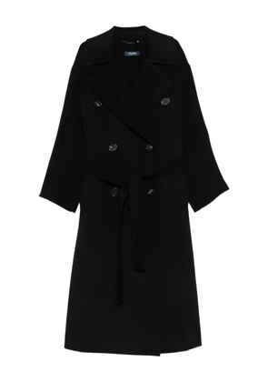 'S Max Mara belted double-breasted coat - Black