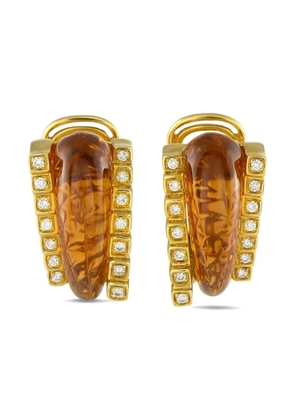 Roberto Legnazzi 18K yellow-gold diamond earrings