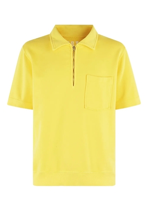 Fortela zip-detail polo top - Yellow