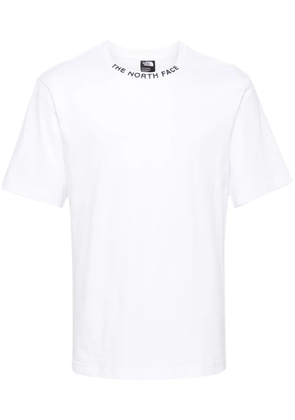 The North Face logo-appliqué cotton T-shirt - White