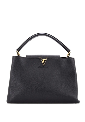 Louis Vuitton Pre-Owned Capucines Bag Leather MM satchel - Black