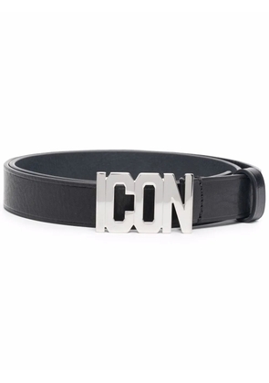 DSQUARED2 logo buckle belt - Black