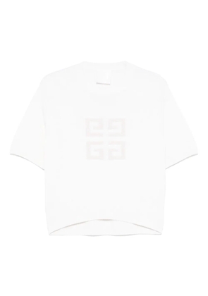 Givenchy 4G-detail cashmere top - White