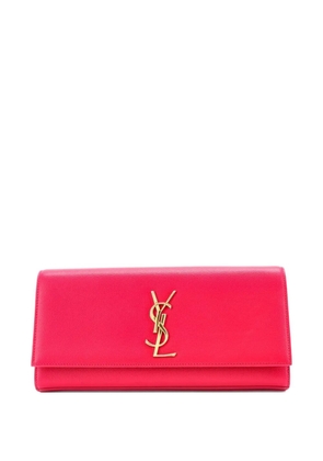 Saint Laurent Pre-Owned Classic Monogram Leather Long clutch bag - Pink