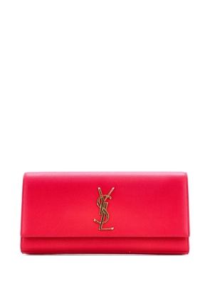 Saint Laurent Pre-Owned Classic Monogram Leather Long clutch bag - Pink