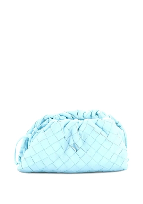Bottega Veneta Pre-Owned The Pouch Intrecciato Nappa Mini crossbody bag - Blue