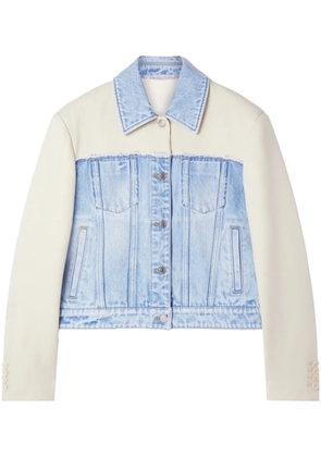 Stella McCartney two-tone panelled denim jacket - Blue