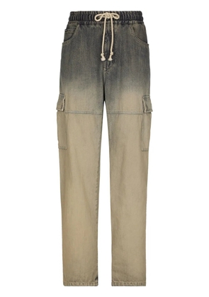 Dolce & Gabbana drawstring cargo jeans - Neutrals