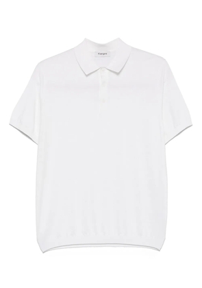 Kangra fine-ribbed polo shirt - Neutrals