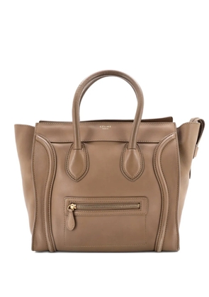 Celine Pre-Owned Luggage Bag Smooth Leather Mini tote bag - Brown