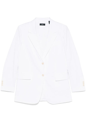 Theory single-breasted blazer - White