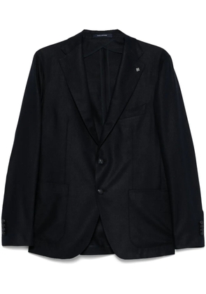 Tagliatore silk blazer - Blue