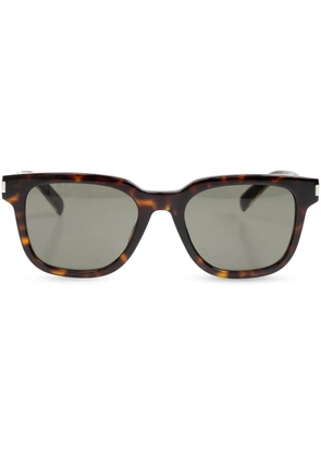 Saint Laurent Eyewear square-frame sunglasses - Brown