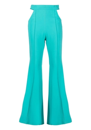 Giuseppe Di Morabito cut out-detail flared trousers - Blue