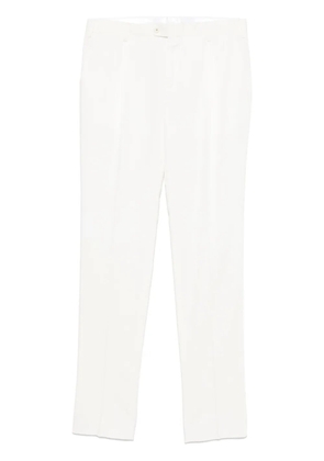 Lardini tapered trousers - White