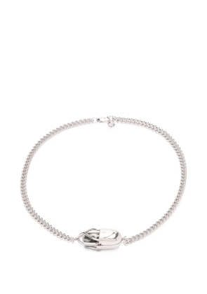 Capsule Eleven Capsule Crystal jasper necklace - Silver