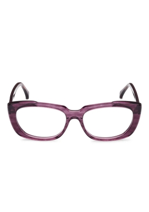 Max Mara Eyewear logo-lettering glasses - Purple