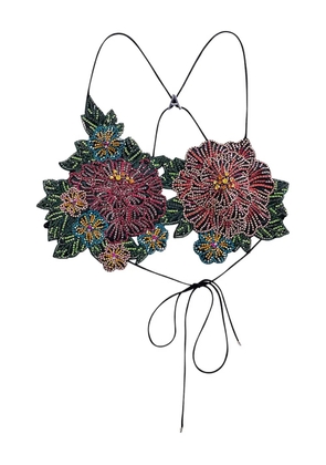 AREA crystal-flower top - Multicolour