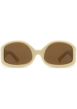 Jacquemus The Colapso sunglasses - Neutrals