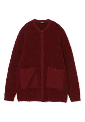 Undercover round-neck patch-pocket cardigan - Red