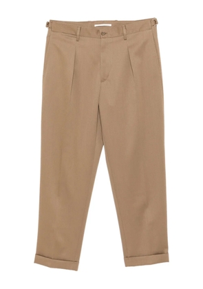 Briglia 1949 pleated cuffed trousers - Brown