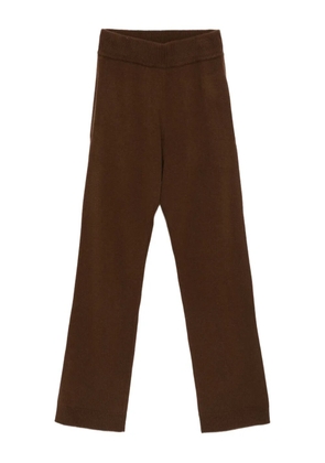 ENTIRE STUDIOS ribbed track pants - Brown