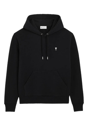 AMI Paris Ami de Coeur embroidered hoodie - Black