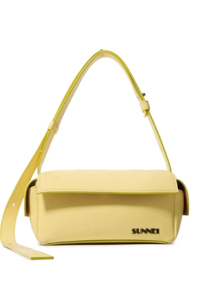 Sunnei Labauletto structured handbag - Yellow