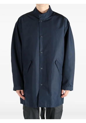 Nanamica snap-fastening patch-pocket coat - Blue