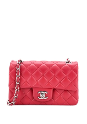 CHANEL Pre-Owned Classic Single Flap Bag Quilted Lambskin Mini crossbody bag - Pink