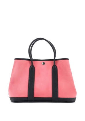 Hermès Pre-Owned Garden Party Toile and Leather 30 tote bag - Grey