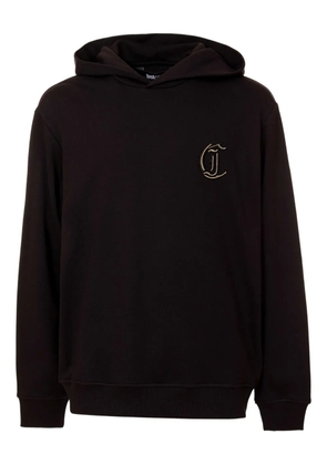 Just Cavalli logo-patch hoodie - Black