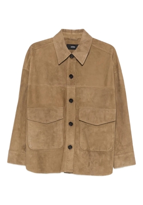 Arma Kaylee suede jacket - Green