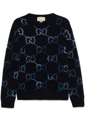 Gucci GG Intarsia jumper - Blue