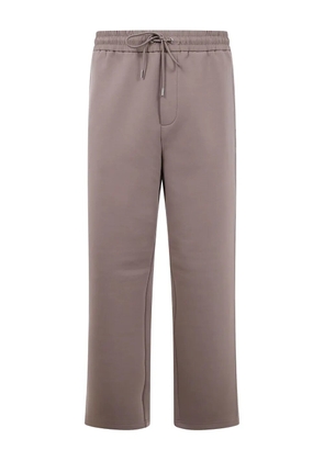 Michael Kors elastic-waistband cotton trousers - Brown